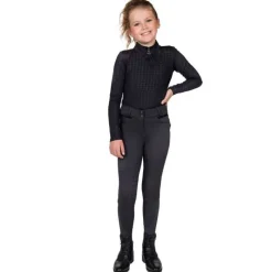 QHP Pantalon d'équitation pour enfant Fayen full grip>Enfant Pantalon Et Legging