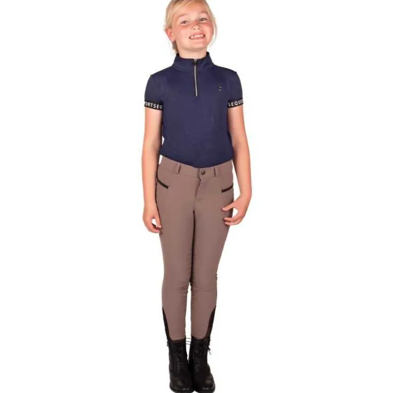 QHP Pantalon d'équitation Rylee Junior Grip>Enfant Pantalon Et Legging