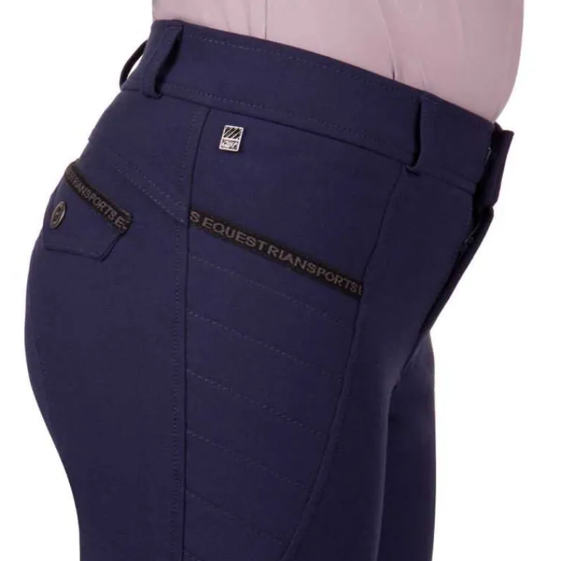 QHP Pantalon d'équitation Rylee Junior Grip>Enfant Pantalon Et Legging