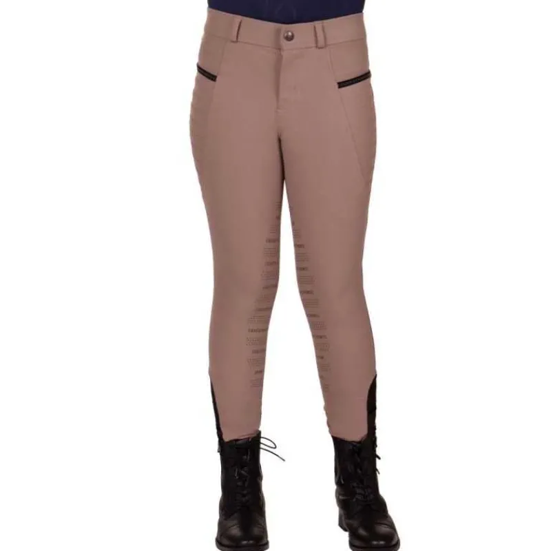 QHP Pantalon d'équitation Rylee Junior Grip>Enfant Pantalon Et Legging