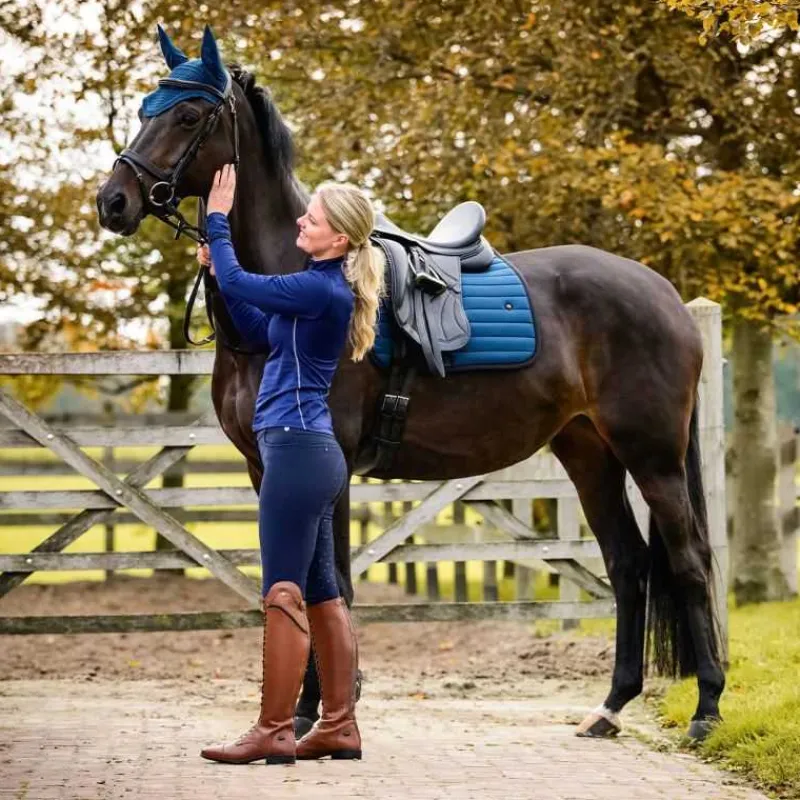 QHP Pantalon femme Lymee Softshell Full grip> Pantalon D'Équitation