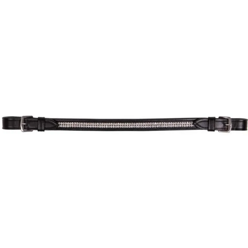 QHP Poignée de selle Rhinestone> Selle En Cuir|Poignée De Selle