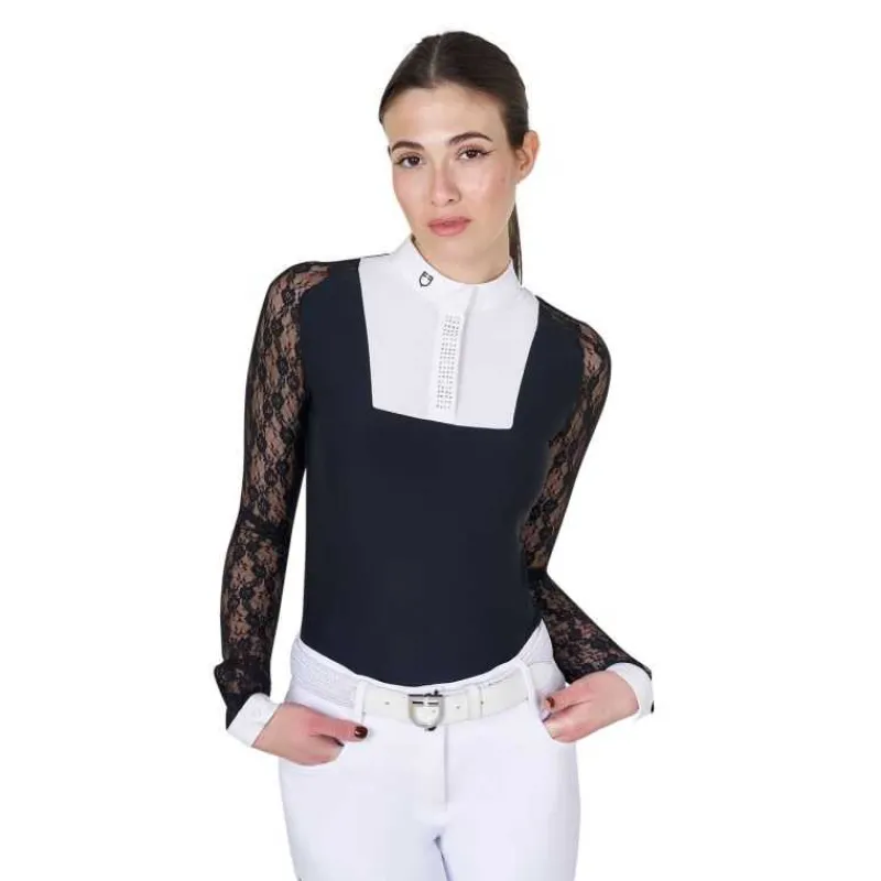 EQUESTRO Polo de concours femme ML> Polo Et Chemise De Concours