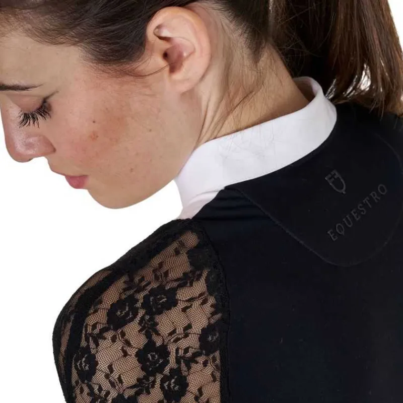 EQUESTRO Polo de concours femme ML> Polo Et Chemise De Concours