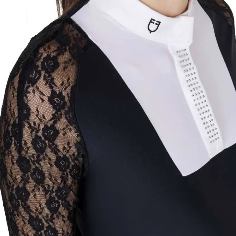 EQUESTRO Polo de concours femme ML> Polo Et Chemise De Concours