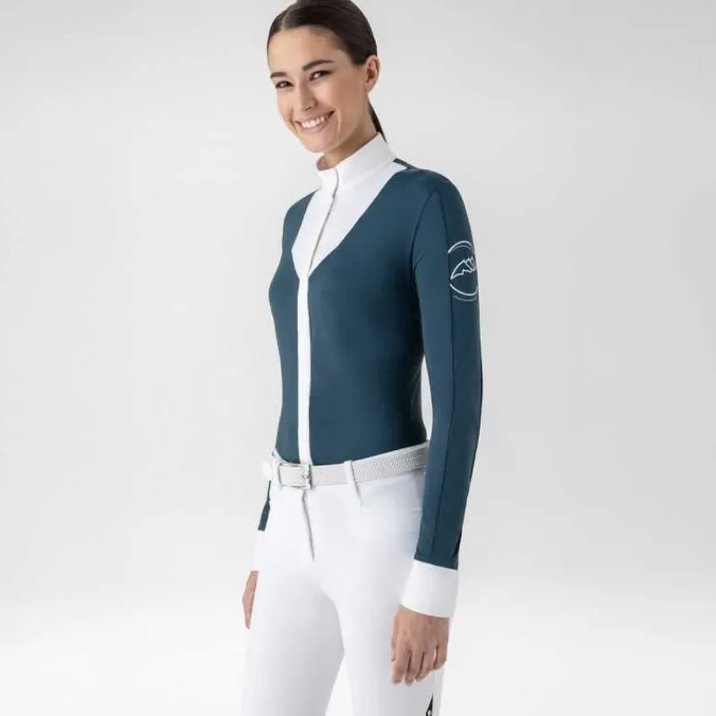 EQUILINE Polo de concours femme ML Estock> Polo Et Chemise De Concours