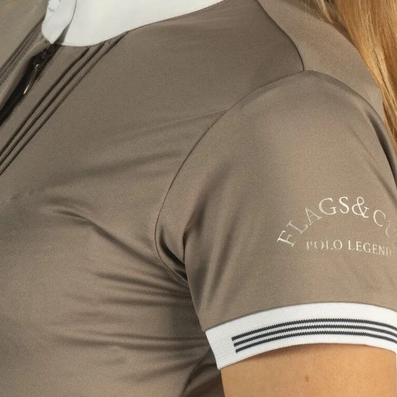 FLAGS&CUP Polo de concours manches courtes femme Kavala> Polo Et Chemise De Concours