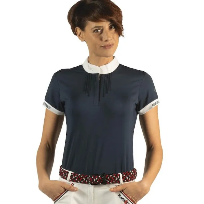 FLAGS&CUP Polo de concours manches courtes femme Kavala> Polo Et Chemise De Concours