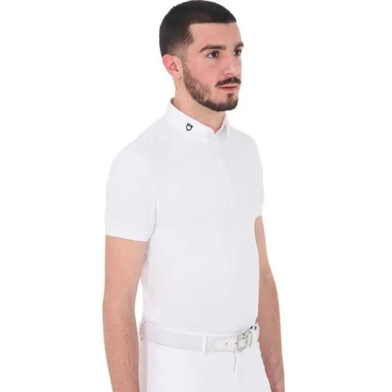 EQUESTRO Polo de concours MC pour homme> Polo Et Chemise De Concours
