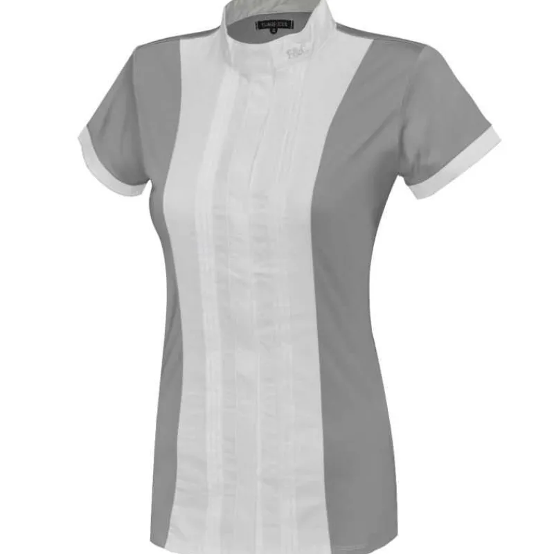 FLAGS&CUP Polo de concours MC pour femme Diamantina> Polo Et Chemise De Concours
