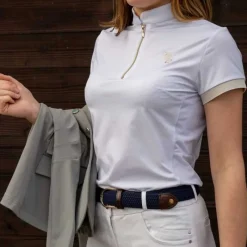 FLAGS&CUP Polo de concours MC pour femme Andria> Polo Et Chemise De Concours