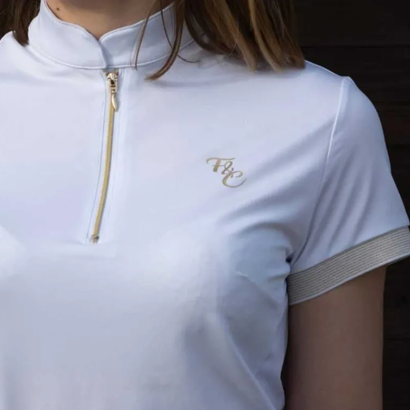 FLAGS&CUP Polo de concours MC pour femme Andria> Polo Et Chemise De Concours
