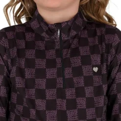 QHP Polo manches longues enfant Lize><noscript><img data-lazyloaded=