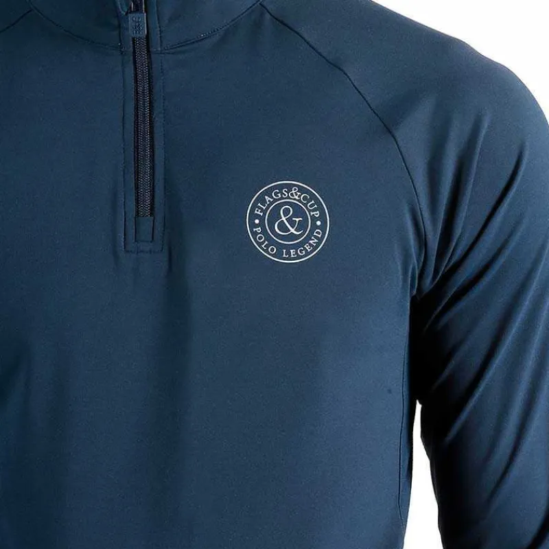 FLAGS&CUP Polo technique manches longues pour homme Sampio Flags & Cup> Polo Et Tee-Shirt