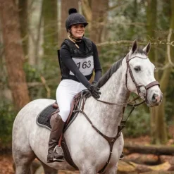 QHP Porte-dossard avec zip> Dossards D'Équitation