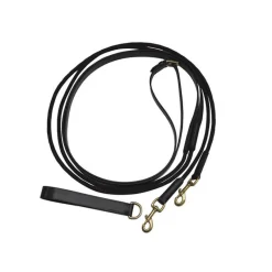 STATIONATA Rênes allemandes cuir + corde><noscript><img data-lazyloaded=