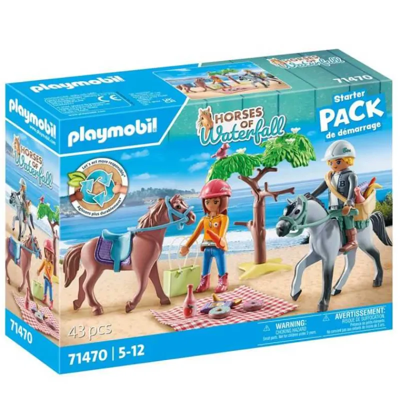 PLAYMOBIL Starter pack Amelia et Ben avec chevaux> Jouet Et Peluche