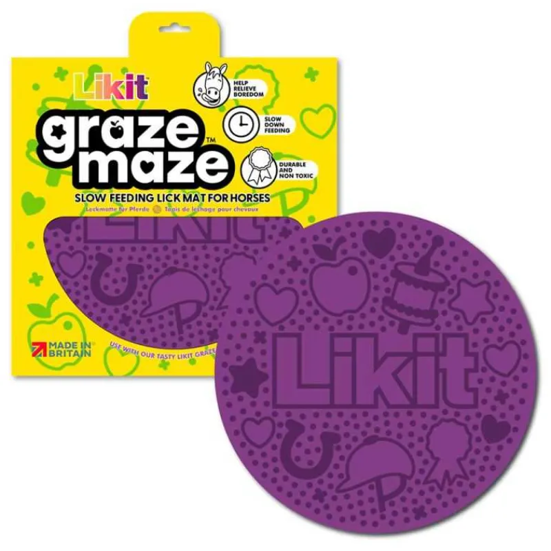 LIKIT Tapis à lécher Graze Maze> Jouets Pour Chevaux|Friandises Likit