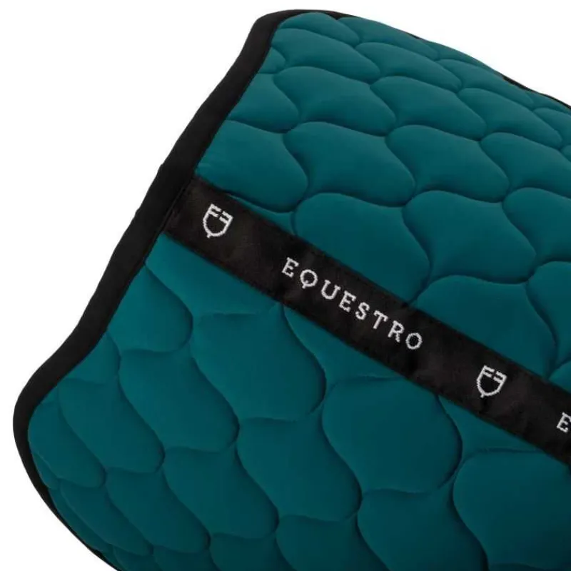EQUESTRO Tapis de selle mixte Black Line Pétrole> Tapis Mixte Et Cso