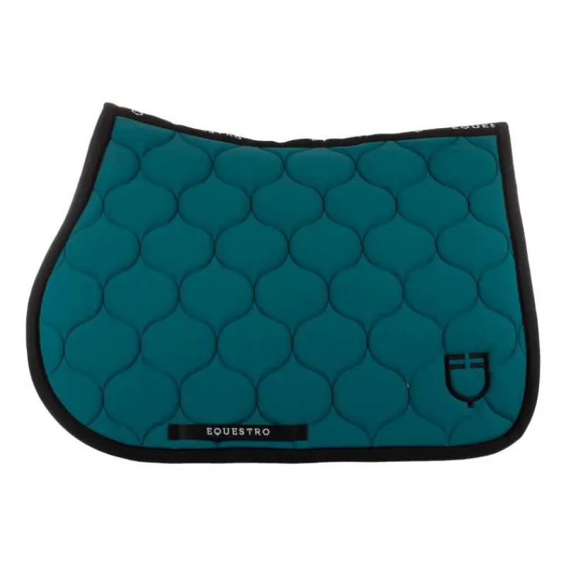 EQUESTRO Tapis de selle mixte Black Line Pétrole> Tapis Mixte Et Cso