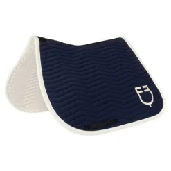 EQUESTRO Tapis de selle mixte Wave Marine antique White> Tapis Mixte Et Cso