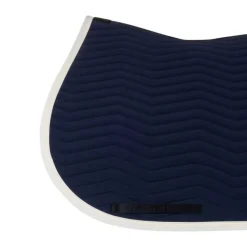 EQUESTRO Tapis de selle mixte Wave Marine antique White><noscript><img data-lazyloaded=
