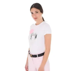 EQUESTRO Tee-shirt nuage pour femme><noscript><img data-lazyloaded=