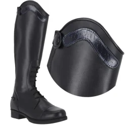 QHP Top de personnalisation bottes Jaimy Croco>Enfant Bottes D'Équitation|Chaussant Junior