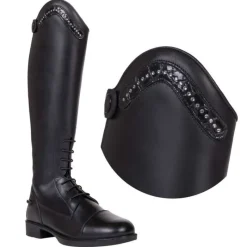 QHP Top de personnalisation bottes Jaimy Croco Shine>Enfant Bottes D'Équitation|Chaussant Junior