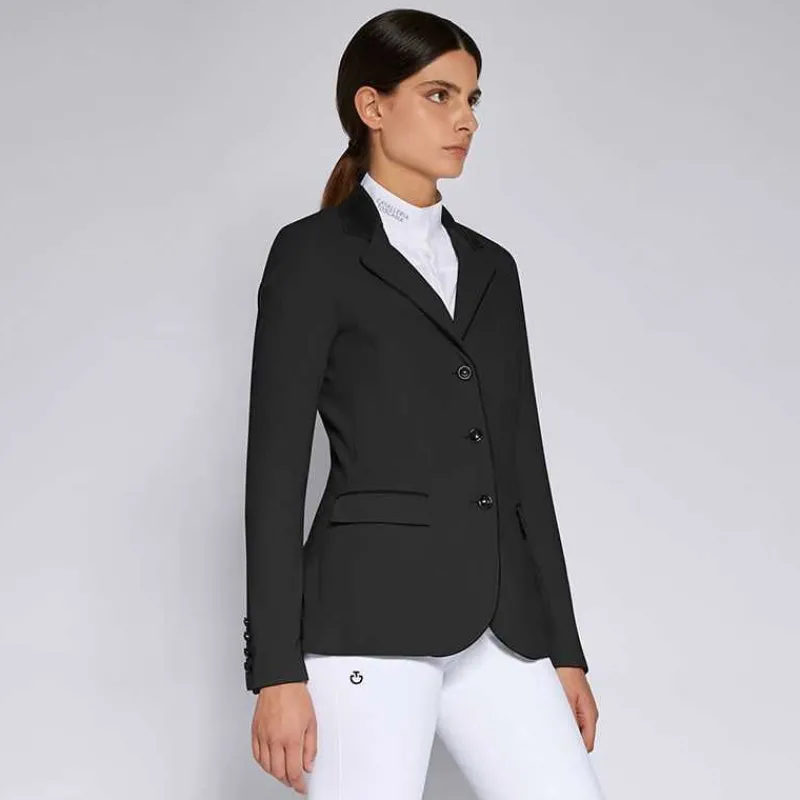 CAVALLERIA TOSCANA Veste de concours pour femme micro perforée> Veste De Concours D'Équitation